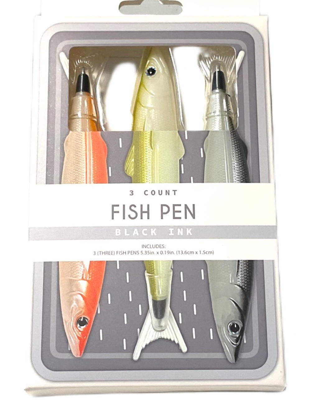 Fish Ink Pens - 3 Count